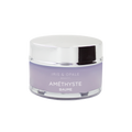 Pierre d'améthyste sur fond blanc