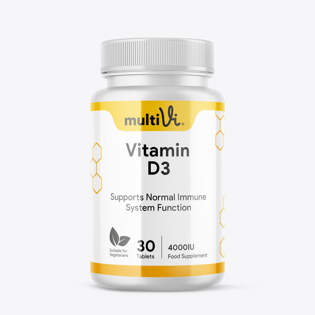Vitamine D3 4000 UI – Soutien Immunité, Os & Muscles (30 comprimés)