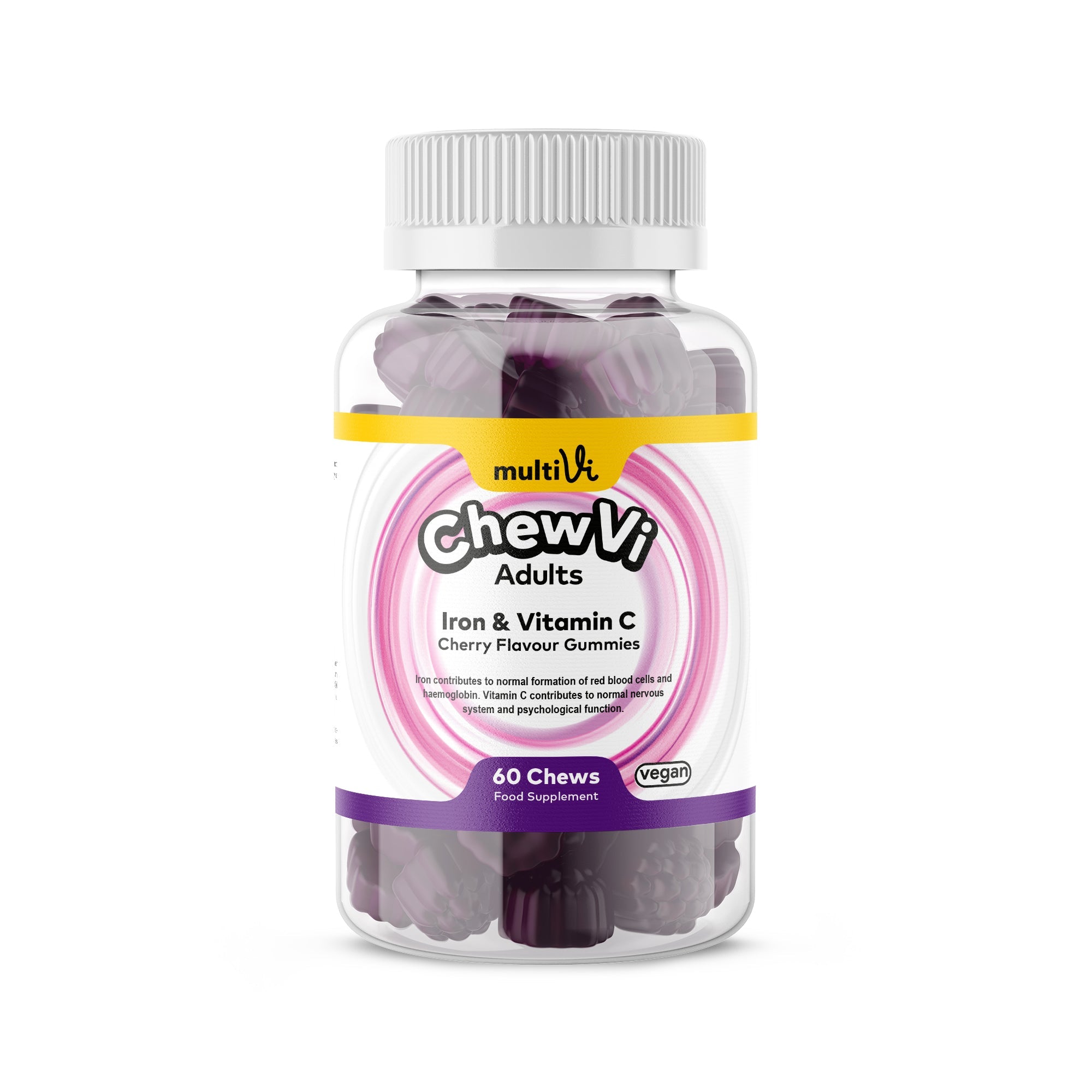 Gummies Fer & Vitamine C – Énergie, Immunité & Réduction de la Fatigue