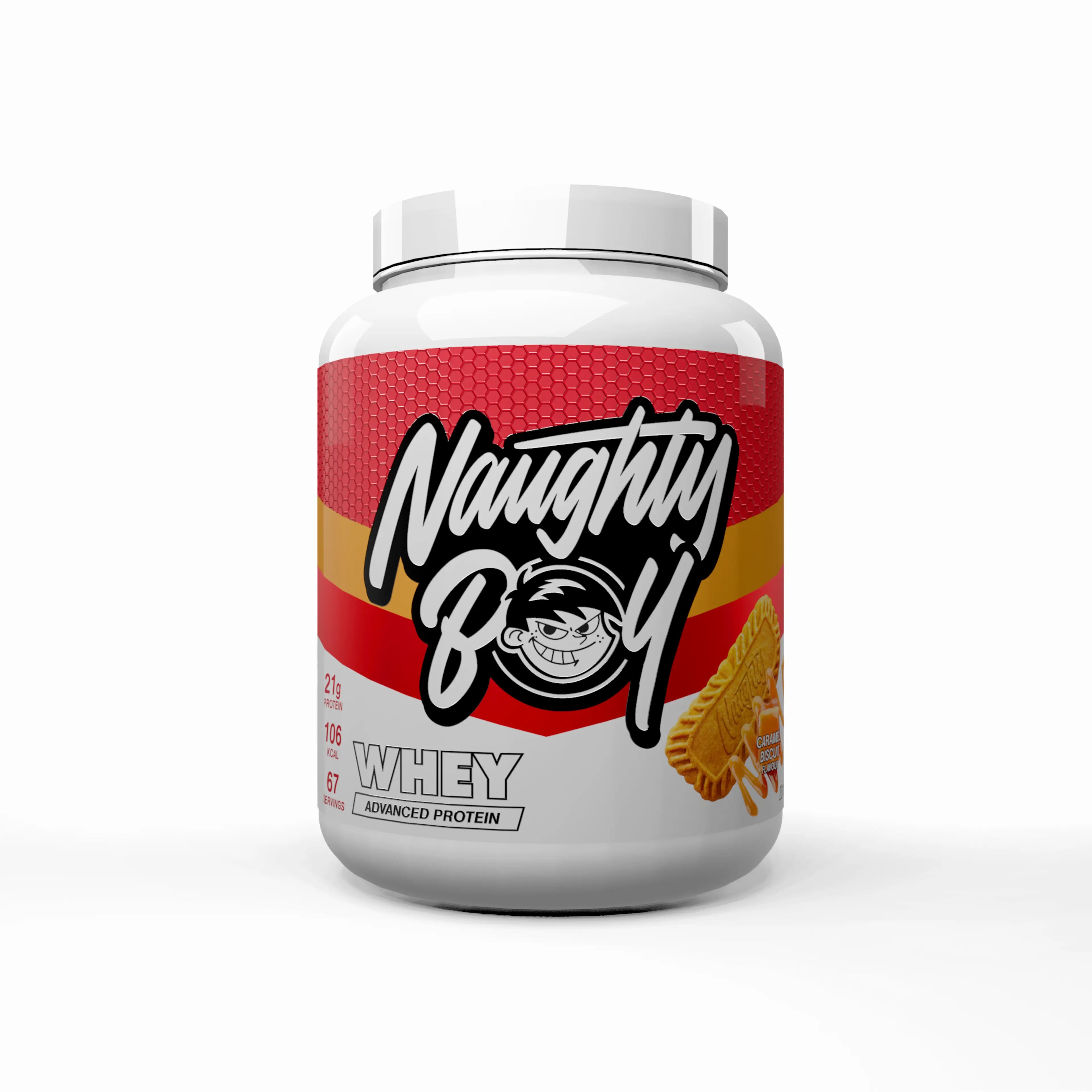 Whey Protéine 22 g de Protéines – Muscle & Récupération - Saveur Caramel Biscuit
