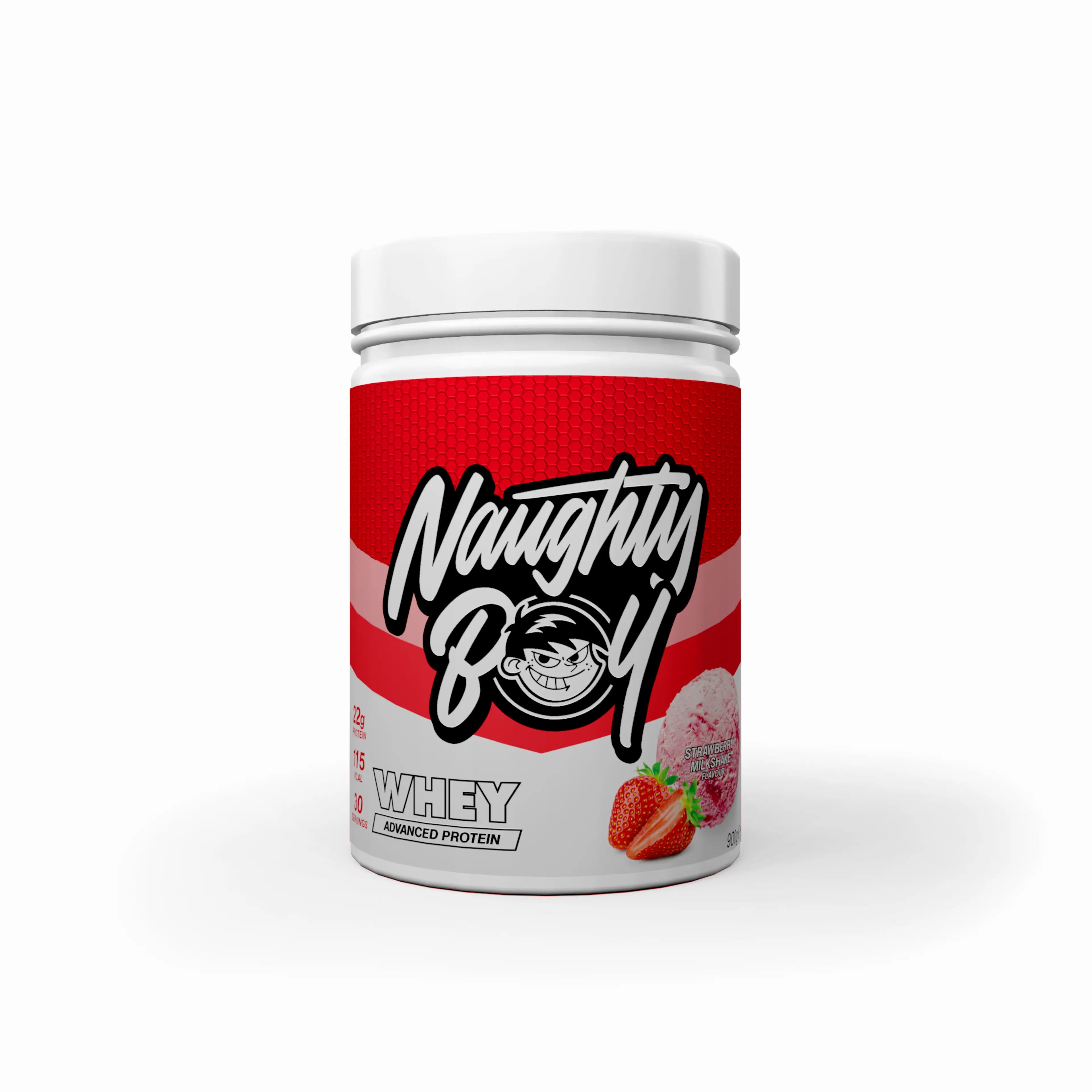 Whey Protéine 22 g – Saveur Milkshake Fraise