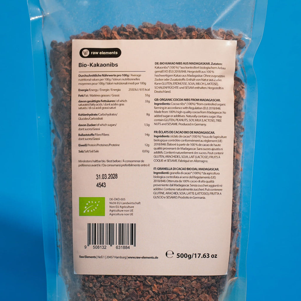 Éclats de Fèves de Cacao Bio