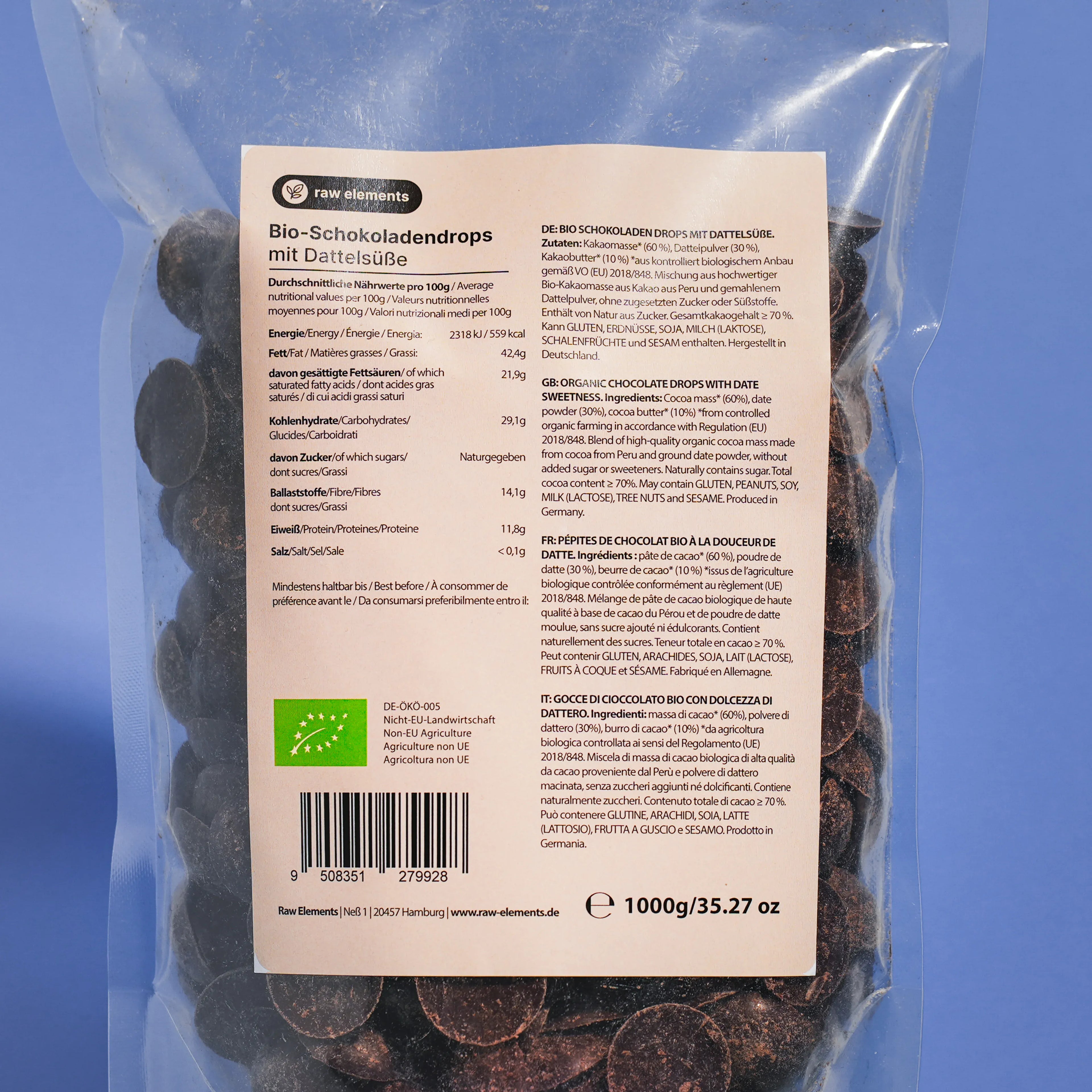 Pépites De Chocolat Bio - Pérou