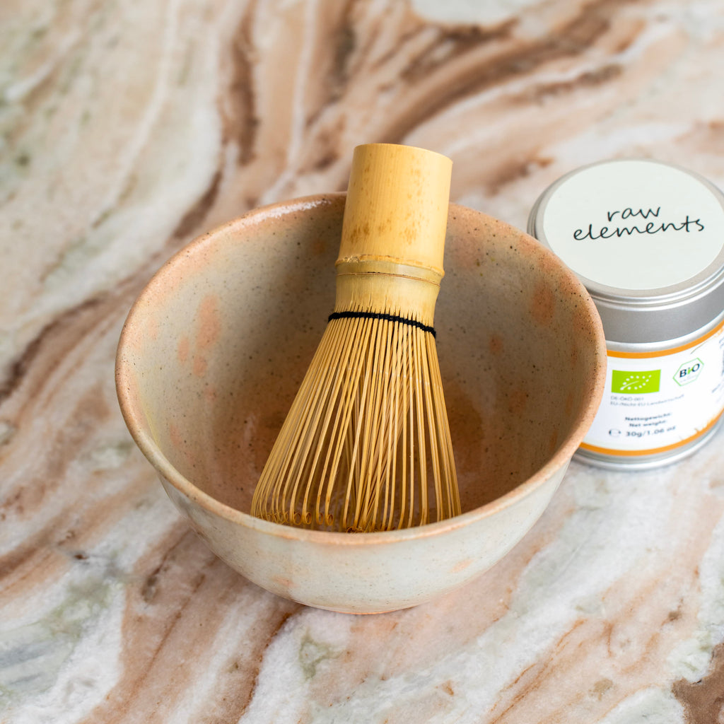 Fouet à Matcha Chasen Shiro en Bambou Blanc