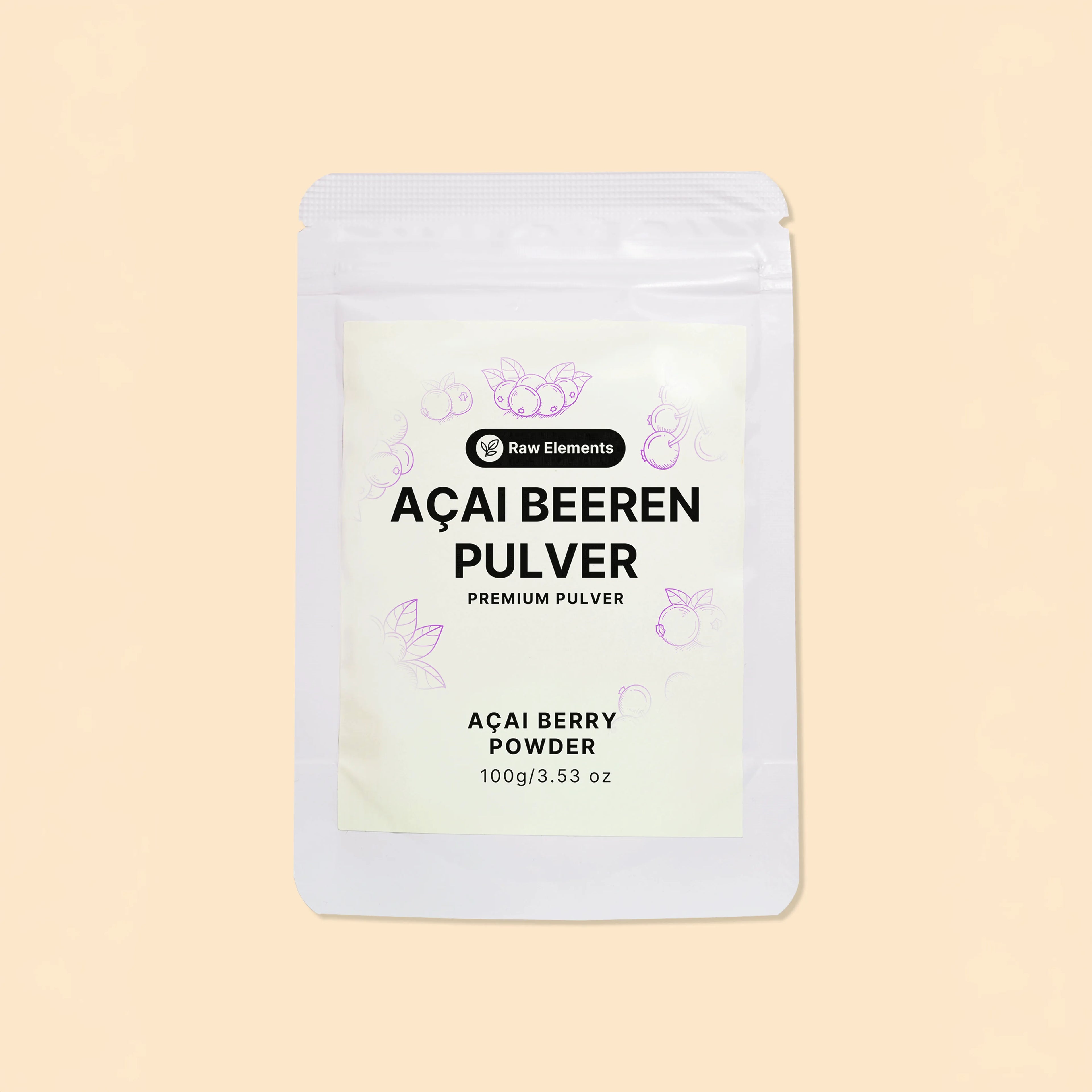 Poudre de Baies d’Açaï Bio 100 %